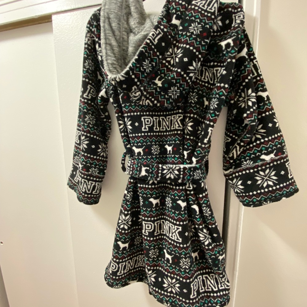 Reversible Plush Robe - Picture 2 of 4